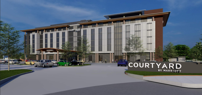New hotel near Kelowna airport proposes a rooftop hotub and helipad
